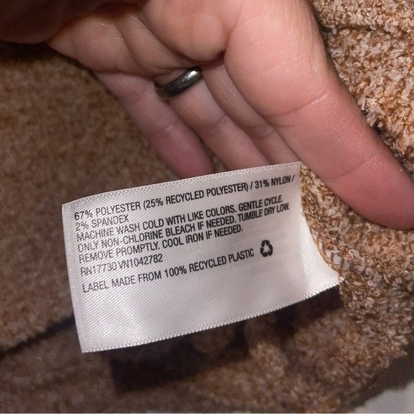 NWT XS Wild Fable Brown Sweater crop top shirt - Picture 3 of 6